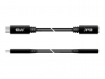 Club 3D USB Type-C forlængerkabel 1m Sort