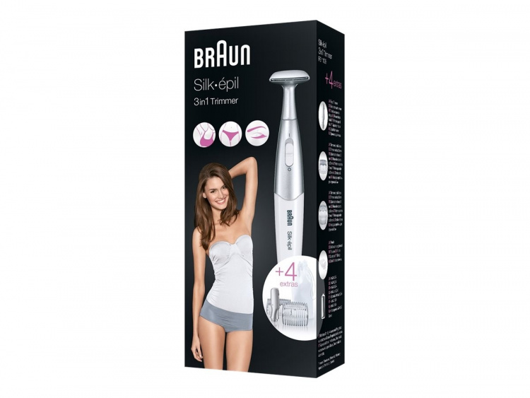 Braun White Bikini Line Trimmer FG 1100
