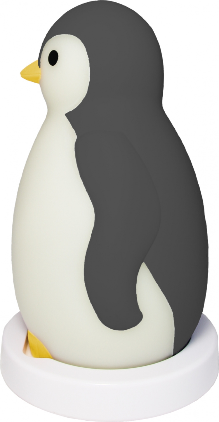 Zazu Pam sleep rhythm music night light, penguin, grey