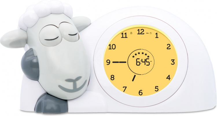 Zazu Sam sleep rhythm alarm clock, sheep, grey