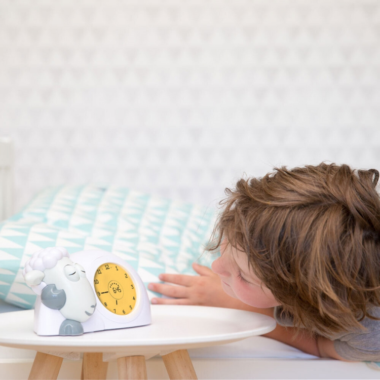 Zazu Sam sleep rhythm alarm clock, sheep, grey