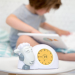 Zazu Sam sleep rhythm alarm clock, sheep, grey