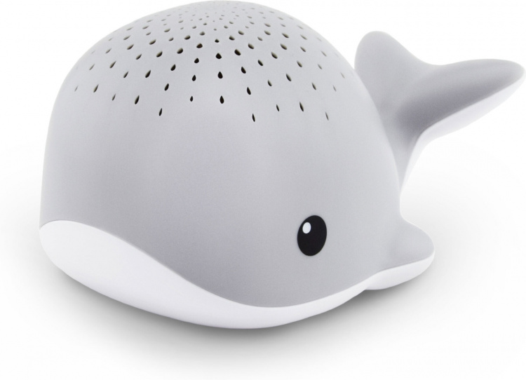 Zazu Wally the Whale projector nightlight, grey
