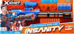 X-Shot Insanity-Motorized Age Fire Gatlin Gun with tripod - foam gun