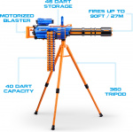 X-Shot Insanity-Motorized Age Fire Gatlin Gun with tripod - foam gun