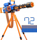 X-Shot Insanity-Motorized Age Fire Gatlin Gun with tripod - foam gun