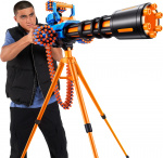 X-Shot Insanity-Motorized Age Fire Gatlin Gun with tripod - foam gun
