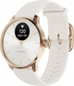 Withings Scanwatch Light smartwatch, 37 mm, white / rose gold