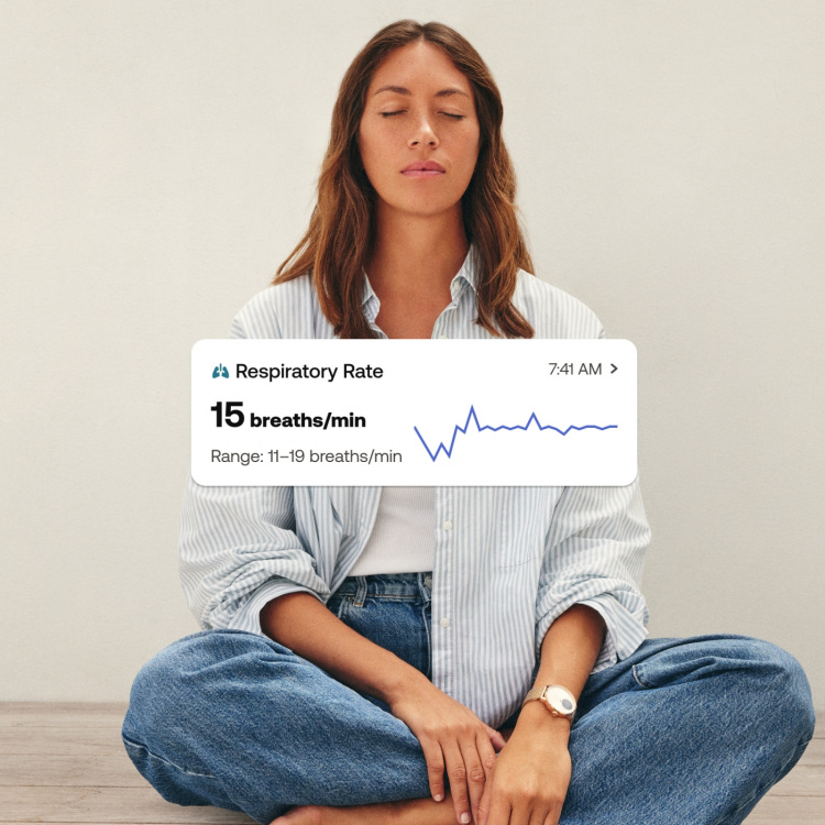 Withings Scanwatch Light smartwatch, 37 mm, white / rose gold