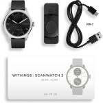 Withings Scanwatch 2 smartwatch, 42 mm, black Withings Scanwatch 2 smartwatch, 42 mm, black