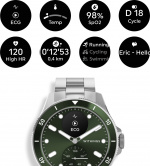 Withings Scanwatch Nova smartwatch, 42 mm, green