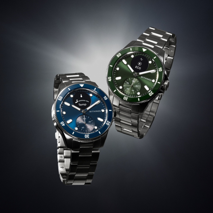 Withings Scanwatch Nova smartwatch, 42 mm, green