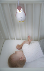Zazu Zoe speaker nightlight, penguin, grey Zazu Zoe speaker nightlight, penguin, grey