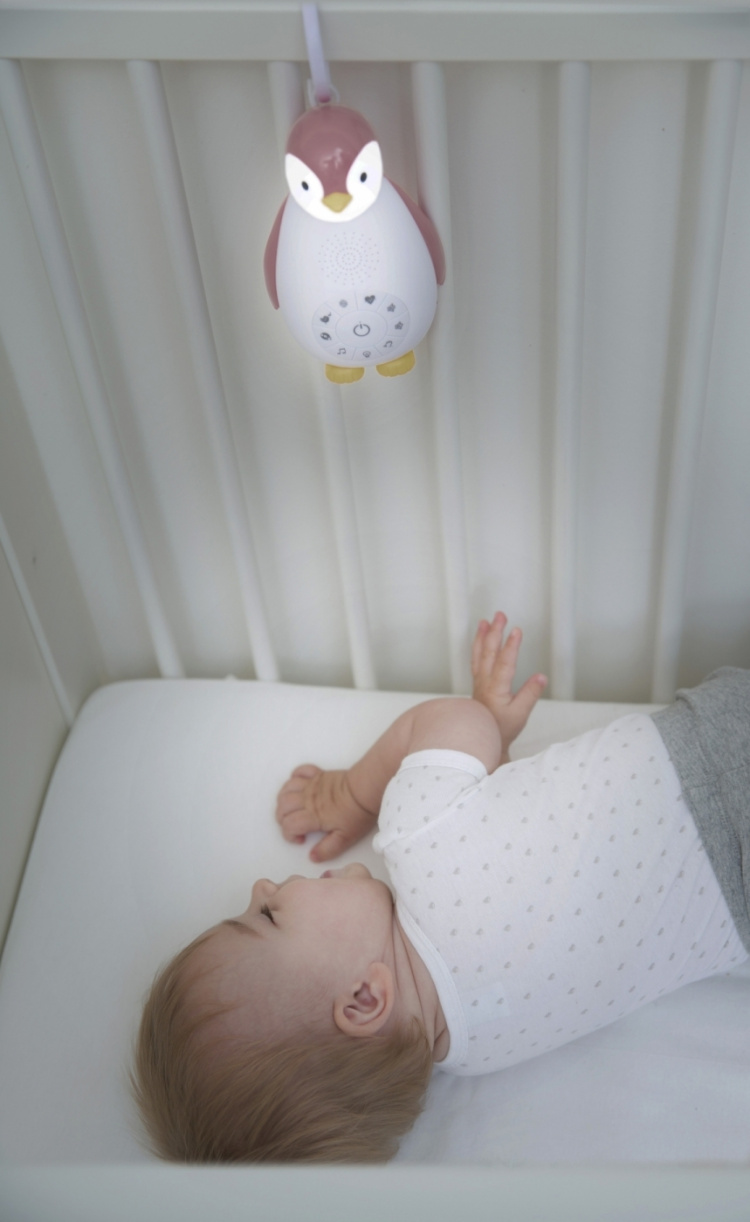 Zazu Zoe speaker nightlight, penguin, grey Zazu Zoe speaker nightlight, penguin, grey