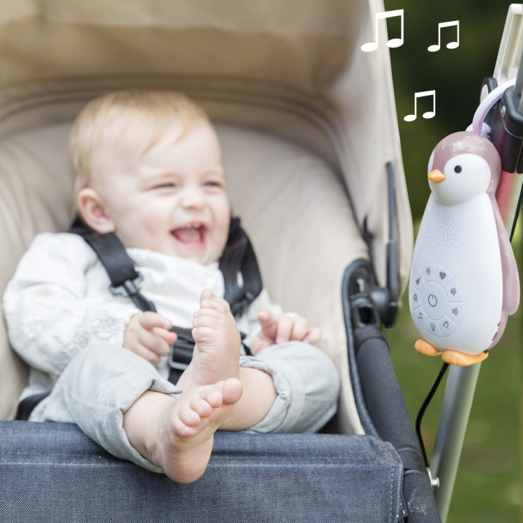 Zazu Zoe speaker nightlight, penguin, grey Zazu Zoe speaker nightlight, penguin, grey