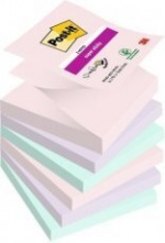 3M Post-it Nature Eko Z-notes, 76x76mm, 16 x 100 pieces, assorted colours