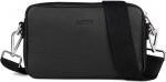 Aarni Crossbody Bag, black, silver zipper