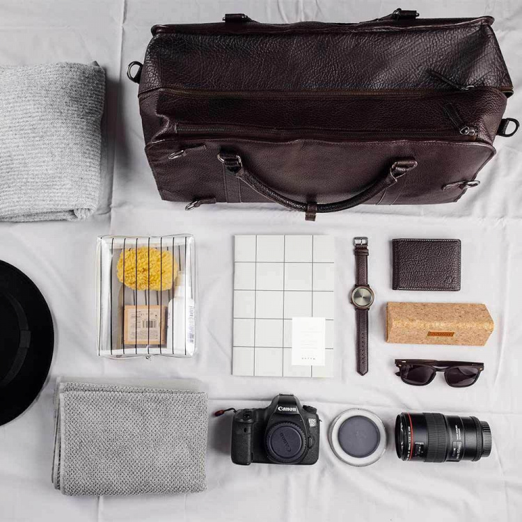 Aarni Weekend bag, dark brown