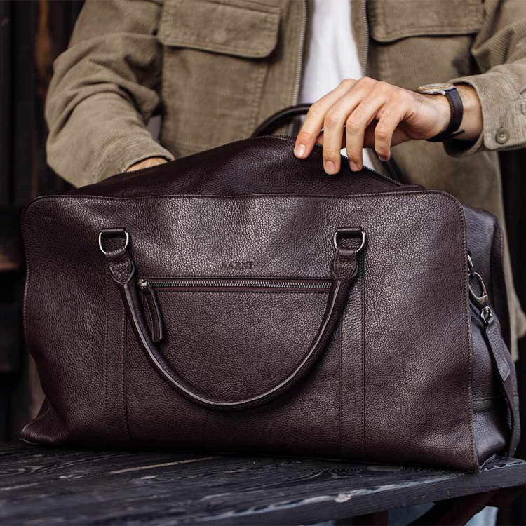 Aarni Weekend bag, dark brown
