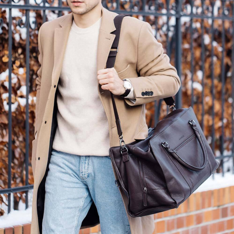 Aarni Weekend bag, dark brown