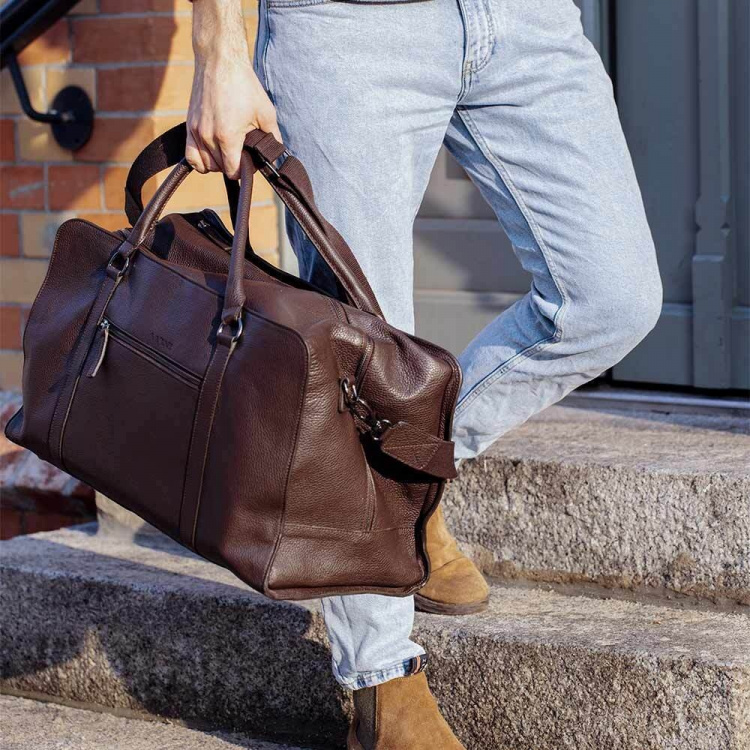 Aarni Weekend bag, dark brown