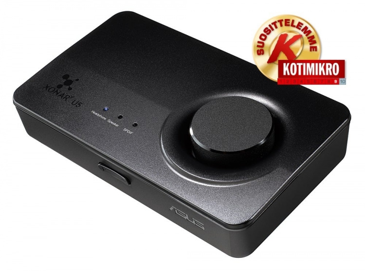 ASUS Xonar U5 USB sound card, black