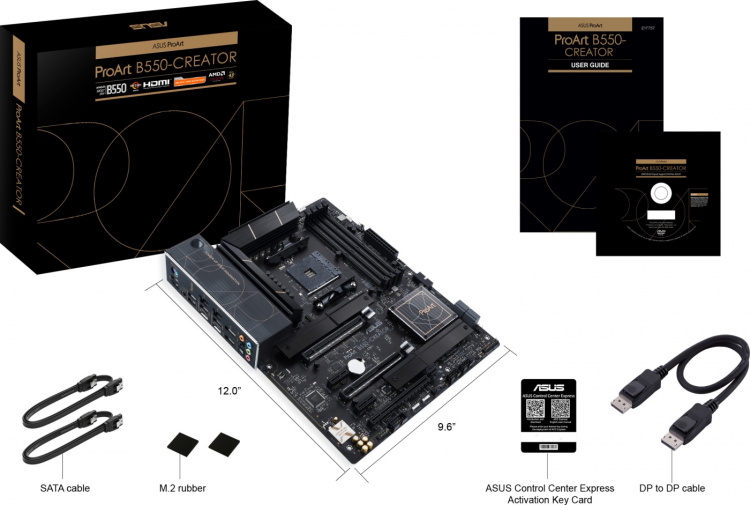 ASUS ProArt B550-Creator AM4 ATX motherboard