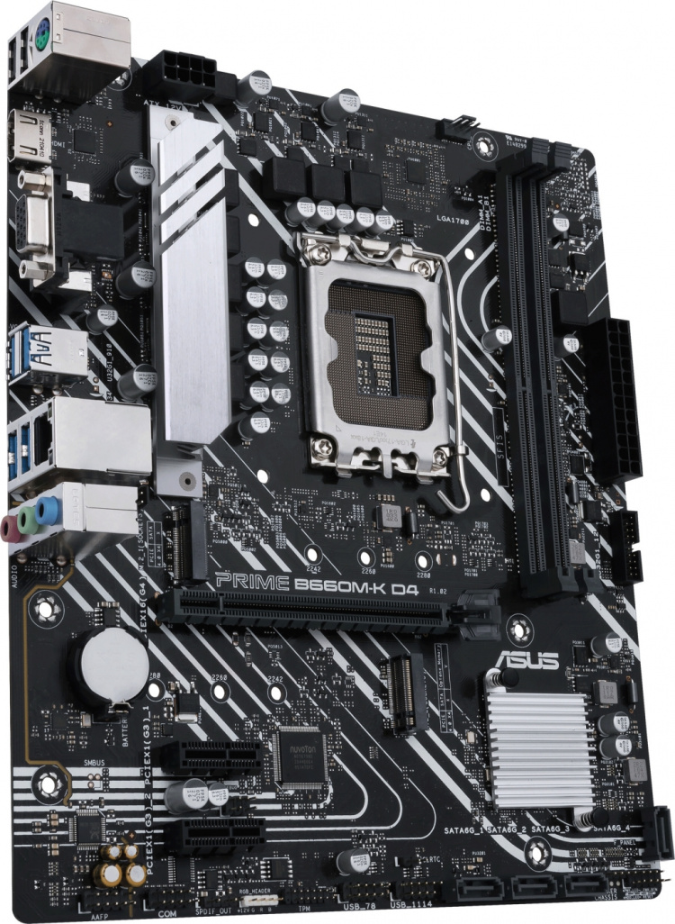 ASUS PRIME B660M-K D4 LGA 1700 mATX motherboard ASUS PRIME B660M-K D4 LGA 1700 mATX motherboard
