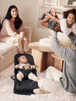 BabyBjörn Googly Eyes toy for baby sitter, black and white