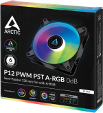 Arctic Cooling Arctic P12 PWM PST A-RGB 0dB fan, 120 mm, black