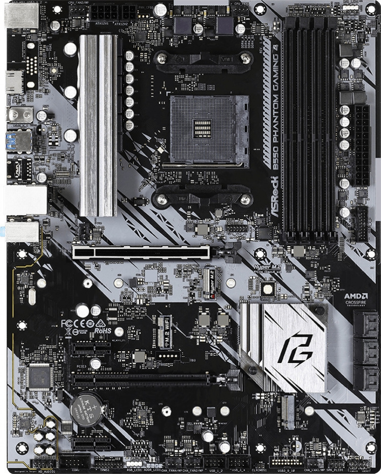 ASRock B550M PHANTOM GAMING 4 AM4 mATX motherboard ASRock B550M PHANTOM GAMING 4 AM4 mATX motherboard