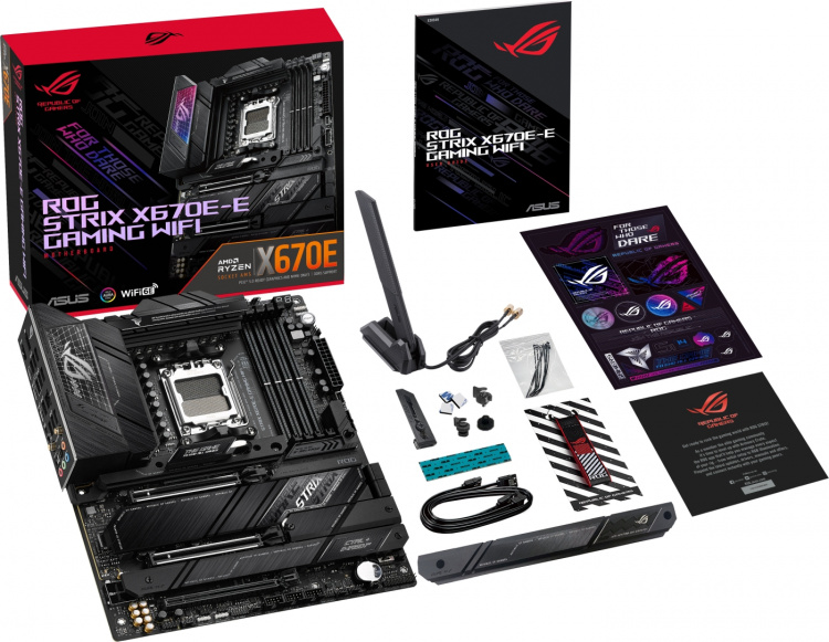 ASUS ROG STRIX X670E-E GAMING WIFI ATX motherboard