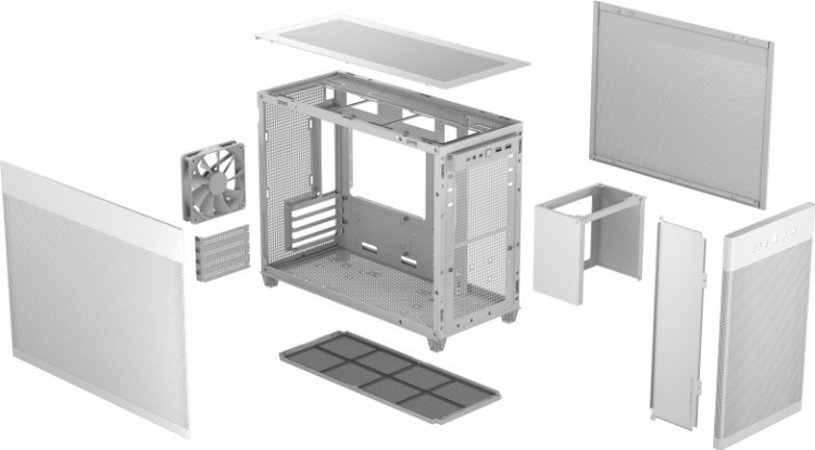 ASUS Prime AP201 Micro-ATX case, white ASUS Prime AP201 Micro-ATX case, white