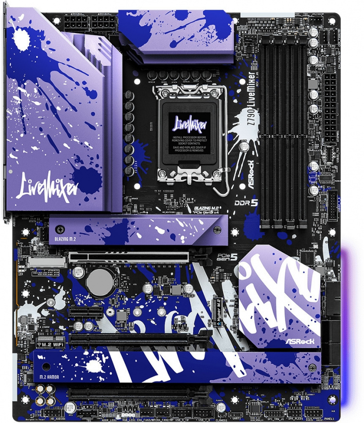 ASRock Z790 LiveMixer LGA1700 ATX motherboard ASRock Z790 LiveMixer LGA1700 ATX motherboard