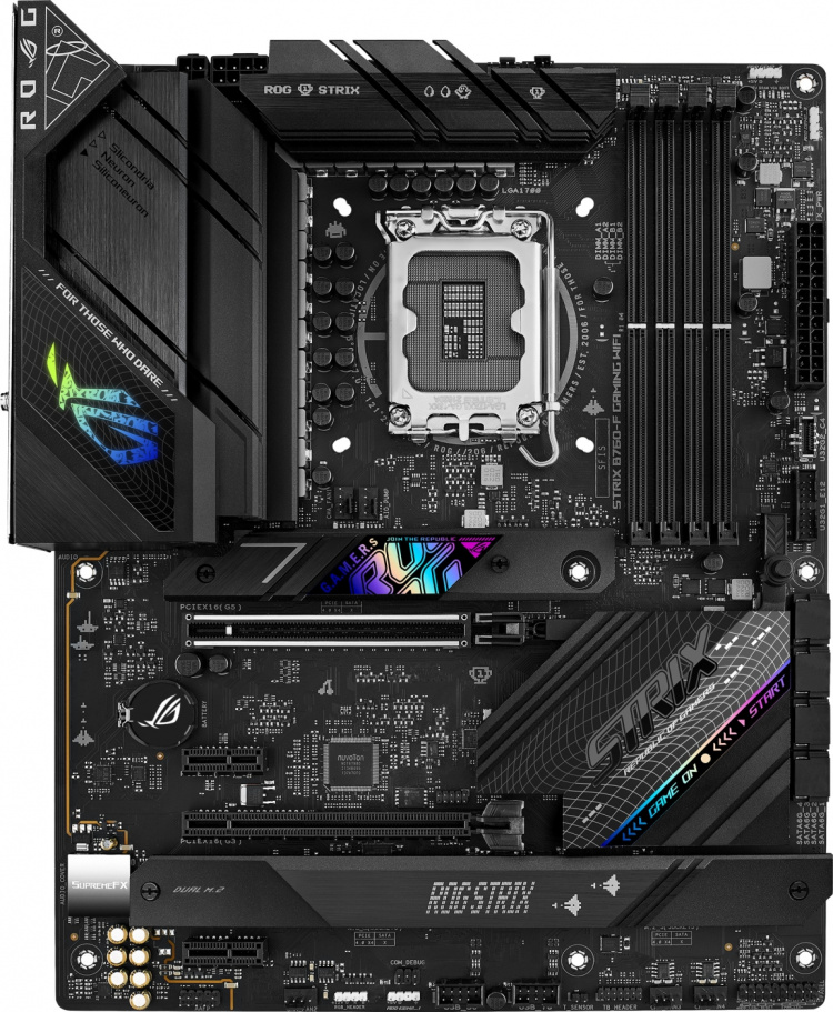 ASUS ROG STRIX B760-F GAMING WIFI ATX motherboard ASUS ROG STRIX B760-F GAMING WIFI ATX motherboard