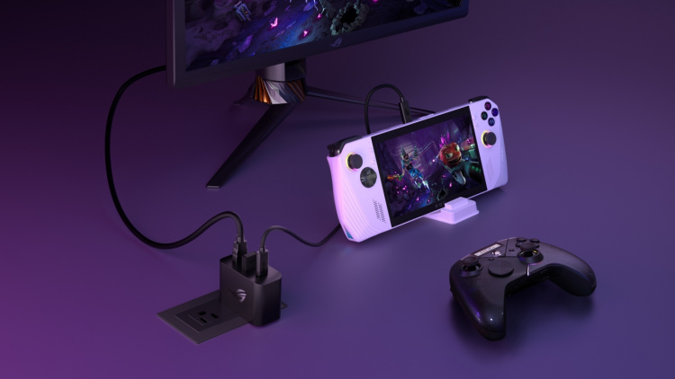 ASUS ROG Gaming Charger Dock -USB charger and hub