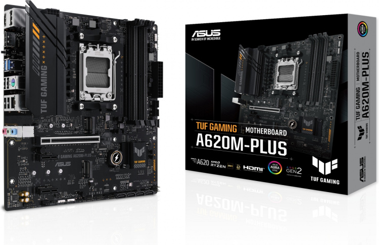 ASUS TUF GAMING A620M-PLUS mATX motherboard