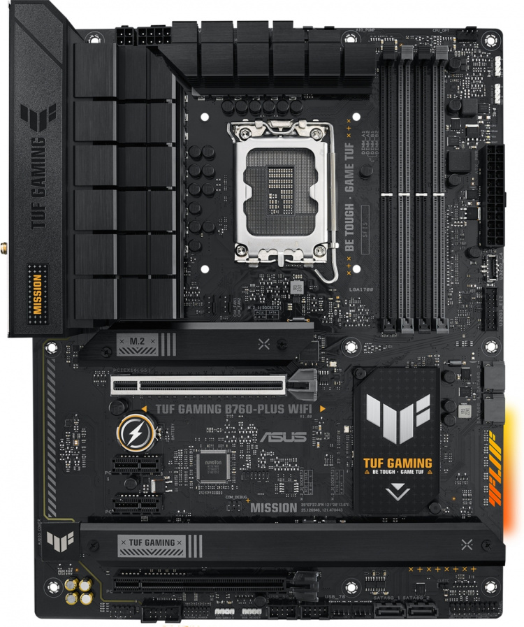 ASUS TUF GAMING B760-PLUS WIFI ATX motherboard ASUS TUF GAMING B760-PLUS WIFI ATX motherboard