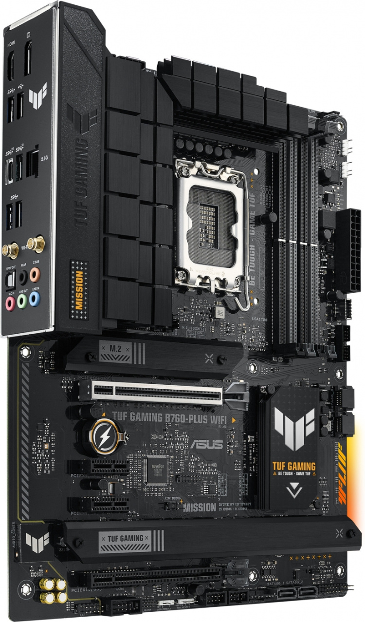 ASUS TUF GAMING B760-PLUS WIFI ATX motherboard ASUS TUF GAMING B760-PLUS WIFI ATX motherboard