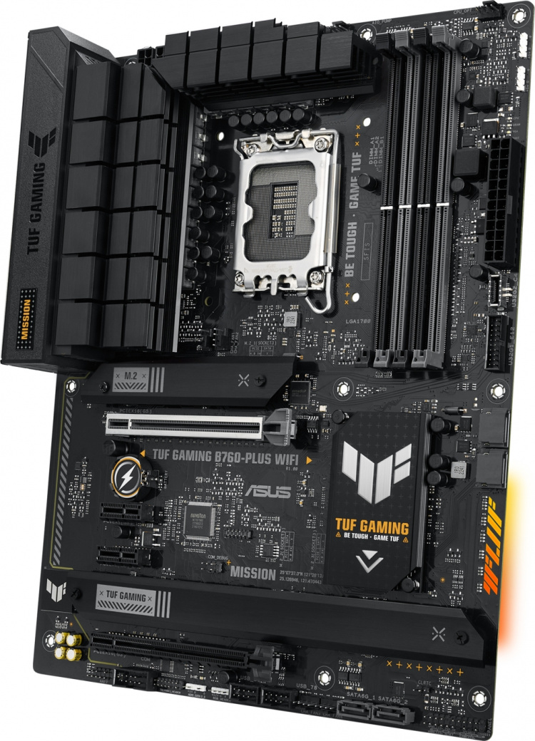 ASUS TUF GAMING B760-PLUS WIFI ATX motherboard ASUS TUF GAMING B760-PLUS WIFI ATX motherboard