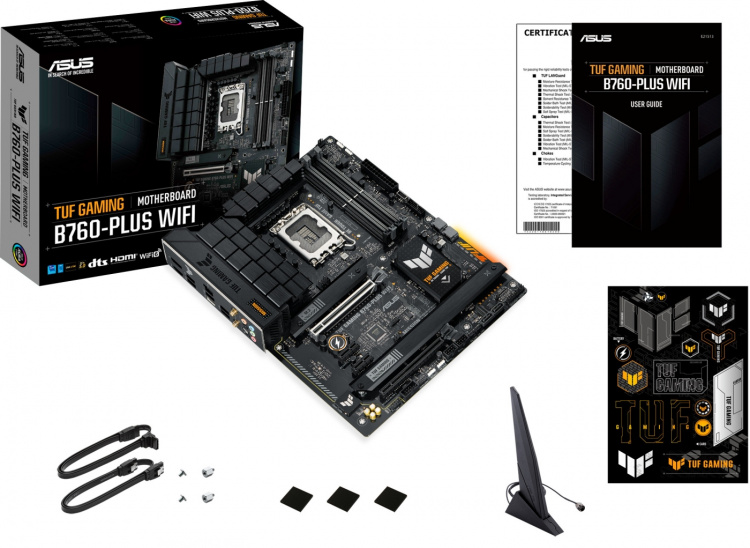ASUS TUF GAMING B760-PLUS WIFI ATX motherboard ASUS TUF GAMING B760-PLUS WIFI ATX motherboard