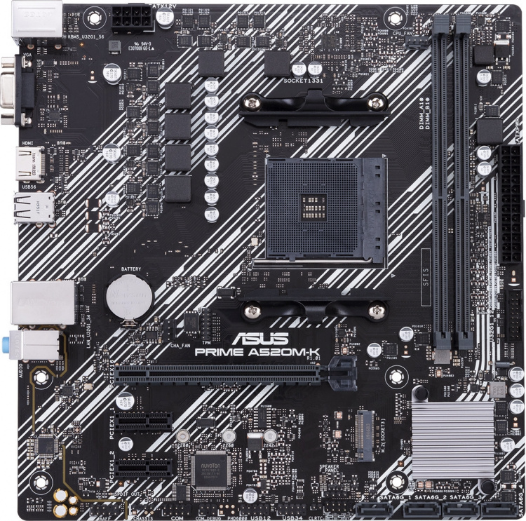 ASUS Prime PRIME A520M-K mATX motherboard ASUS Prime PRIME A520M-K mATX motherboard
