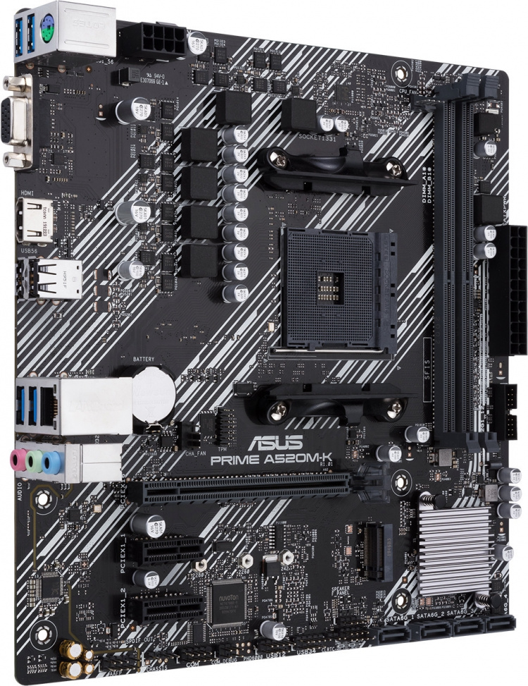 ASUS Prime PRIME A520M-K mATX motherboard ASUS Prime PRIME A520M-K mATX motherboard