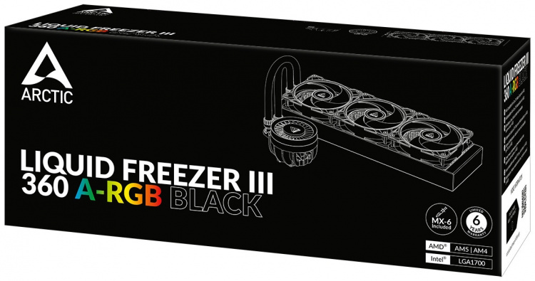 Arctic Cooling Arctic Liquid Freezer III 360 ARGB liquid cooling system, black
