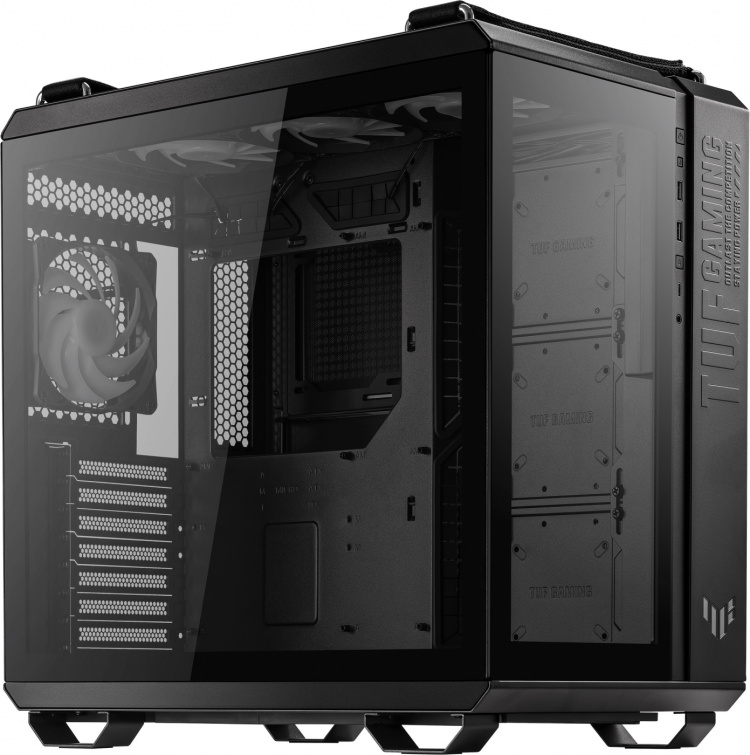 ASUS TUF Gaming GT502 PLUS TG ARGB ATX case with window, black ASUS TUF Gaming GT502 PLUS TG ARGB ATX case with window, black