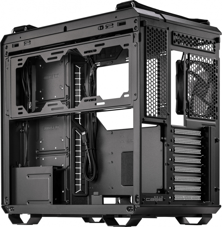 ASUS TUF Gaming GT502 PLUS TG ARGB ATX case with window, black ASUS TUF Gaming GT502 PLUS TG ARGB ATX case with window, black