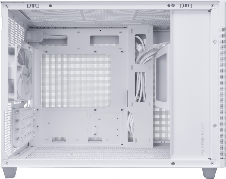 ASUS Prime AP201 TG Micro-ATX case with window, white ASUS Prime AP201 TG Micro-ATX case with window, white