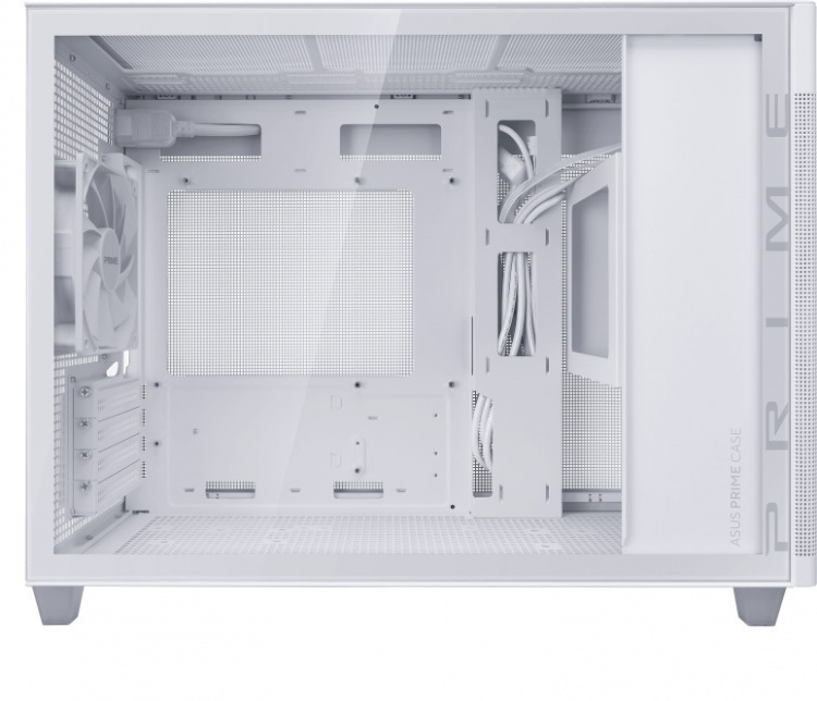 ASUS Prime AP201 TG Micro-ATX case with window, white ASUS Prime AP201 TG Micro-ATX case with window, white