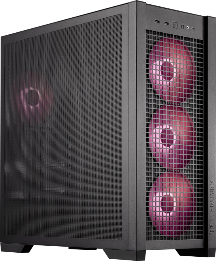 ASUS TUF Gaming GT302 TG ARGB ATX case with window, black ASUS TUF Gaming GT302 TG ARGB ATX case with window, black