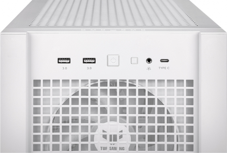 ASUS TUF Gaming GT302 TG ARGB ATX case with window, white ASUS TUF Gaming GT302 TG ARGB ATX case with window, white